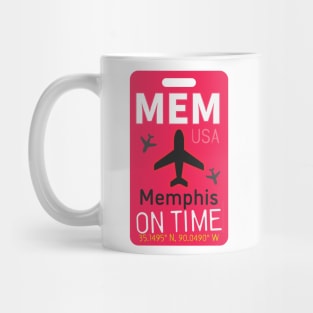MEM airport code Mug